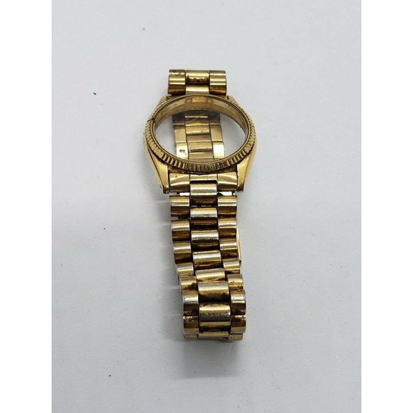 Vintage Seiko Mens Gold Band & Case 18mm